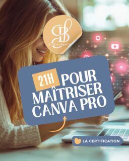 Cette formation prépare à la certification “Créer des supports de communication avec un outil de design graphique” enregistrée à France Compétences sous le numéro RS 7068 par l’organisme certificateur « La Wab.“

Les compétences attestées :

> Vous apprendrez à créer des supports de communication en utilisant efficacement un logiciel de design graphique, y compris ses fonctions classiques et celles boostées par l’IA.

> Vous saurez organiser visuellement un contenu pour que votre message soit lisible, percutant et corresponde parfaitement aux buts de communication de l’entreprise.

> Vous serez capable d’ajuster les visuels pour qu’ils s’affichent parfaitement sur divers formats et supports (web et imprimés), en tenant compte de leurs particularités techniques et graphique

> Vous maîtriserez l’exportation des fichiers de communication, en vous assurant qu’ils respectent les exigences techniques de chaque média pour une qualité optimale sur les canaux choisis.

#Canvapro #formationprofessionnelle #certification #cpf #cherbourgencotentin