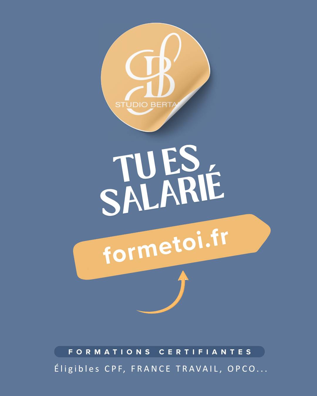 Salarié(e) ? Et si ton entreprise finançait ta montée en compétences ?
👉 Réseaux sociaux, stratégie marketing digital, graphisme, création de site web, vidéo... chez Formetoi, les formations sont finançables par ton CPF ou par ton employeur (plan de développement des compétences, OPCO).
👉 A partir de septembre 2026, une nouvelle formation : "Développer des agents IA" pour développer la productivité de votre entreprise et vous dégager du temps.
✅ Certifications reconnues (Canva Pro, Indesign, Illustrator, WordPress, community management...)
✅ En présentiel à Cherbourg ou 100 % à distance
✅ Rythme adapté à ton emploi du temps de salarié
✅ Organisme certifié Qualiopi
Le bon moment pour évoluer, c'est maintenant et planifier ta rentrée de septembre !
👉 formetoi.fr / Tél. 06 37 58 53 01 / contact@stephanie-bertault.fr
💬 Dis-moi en commentaire : quelle compétence aimerais-tu développer cette année ?
#formation #cpf #salaries #opco #competences
