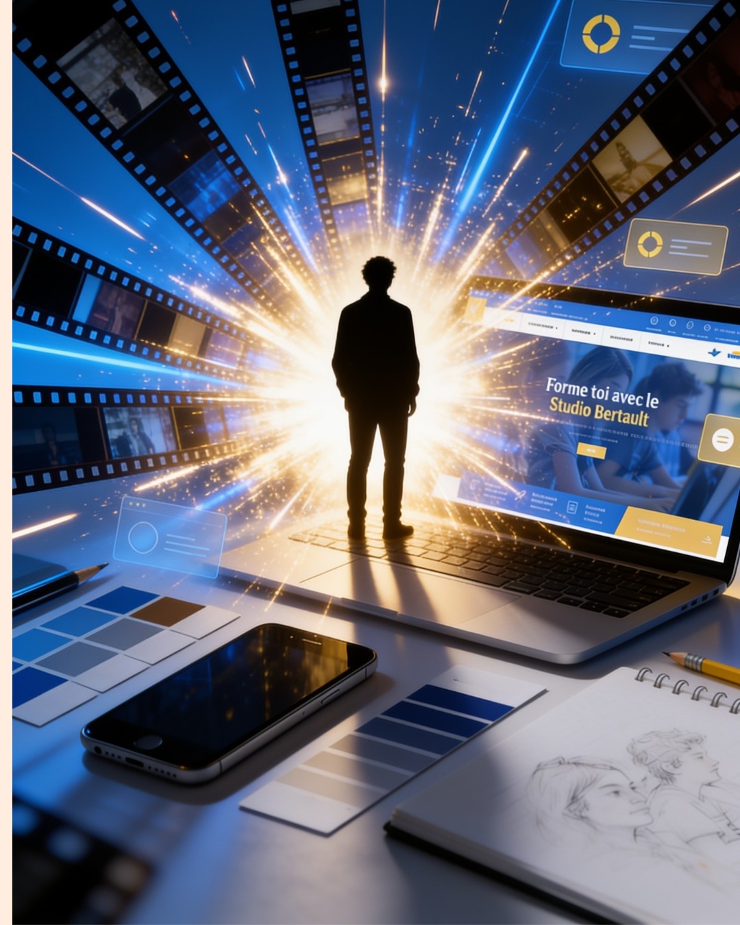 Avec la formation Adobe Rush de Formetoi, tu passes de "j'ai filmé" à "j'ai publié" — vite, proprement, avec impact.
Tu apprends à :
✦ Monter tes vidéos de A à Z sans te perdre dans des logiciels complexes
✦ Ajouter titres, transitions et musique comme un pro
✦ Exporter directement pour Instagram, YouTube ou LinkedIn
Pas besoin d'être vidéaste.
Juste l'envie de communiquer autrement.
📍 Présentiel à Cherbourg ou 100 % à distance
✦ Financement possible jusqu'à 100 % selon ton statut
👉 Lien en bio pour réserver ton entretien gratuit.
#AdobeRush #MontageVideo #FormationVideo #Formetoi #Cherbourg